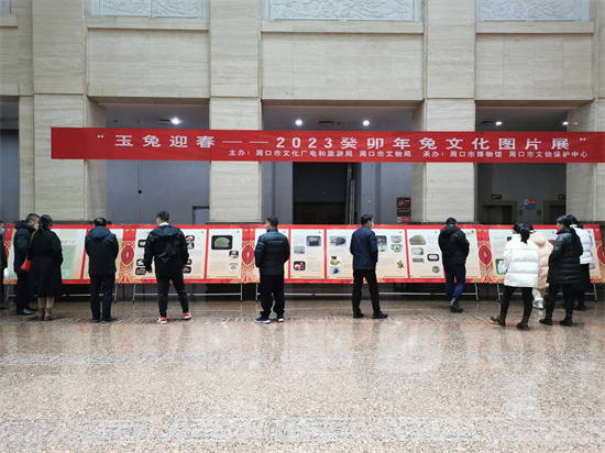 “瑞兔迎春——2023癸卯年兔文化图片展”在周口市博物馆开展